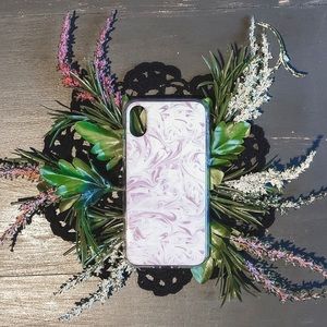 Pink Marble Clear Case / iPhone X